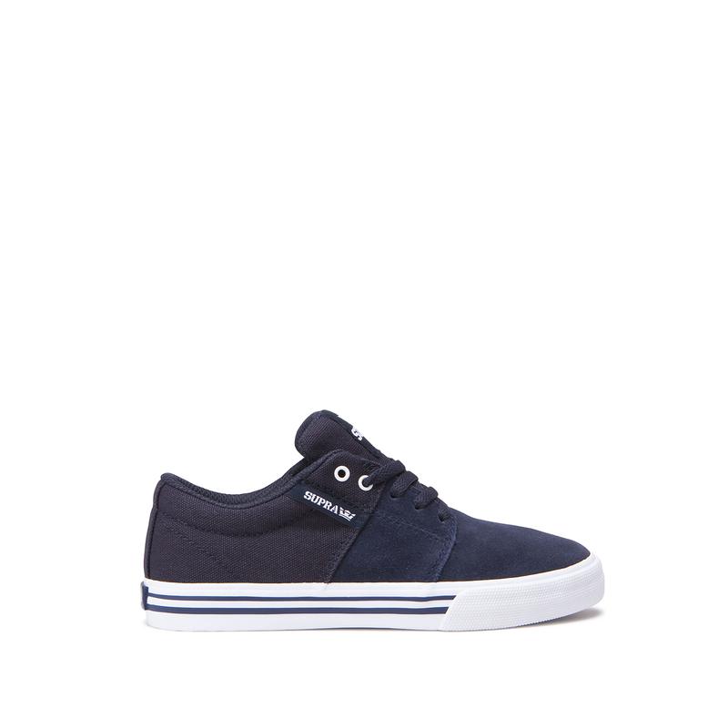 Supra STACKS II VULC Sneaker Low Kinder Navy Deutsch JSVWF3089